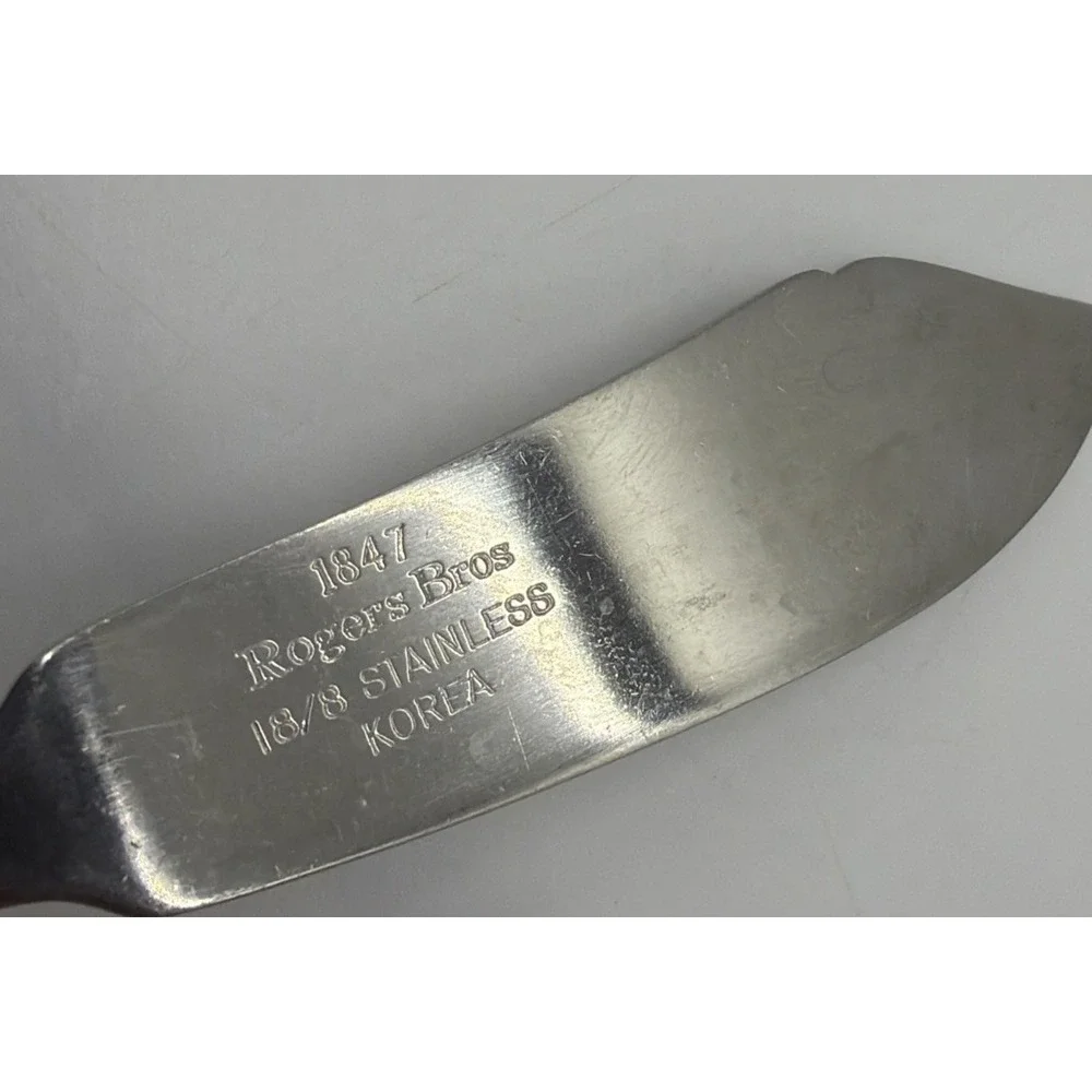 Zia International Stainless Steel 1990-93 Flat Handle Master Butter Knife‎